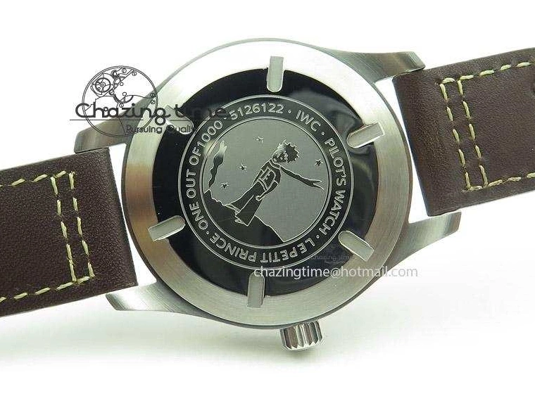 MIROTIME 0726 Mark XVII Le Petit Prince MK Maker 1:1 Best Edition SS Blue Dial On Brown Leather Strap A ComfortFit 7377